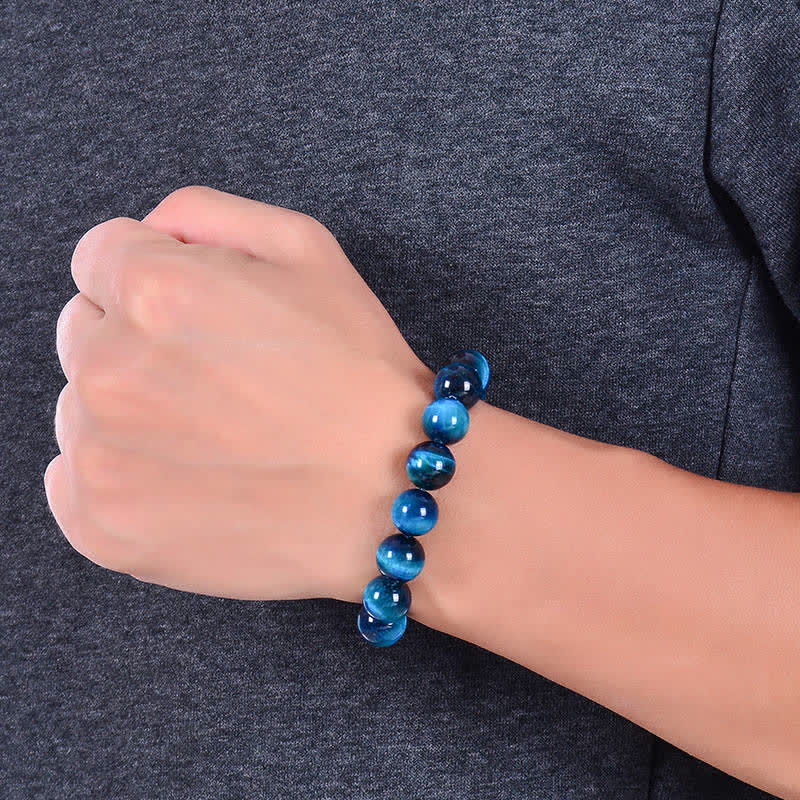 Blue Tiger Eye Protection Bracelet