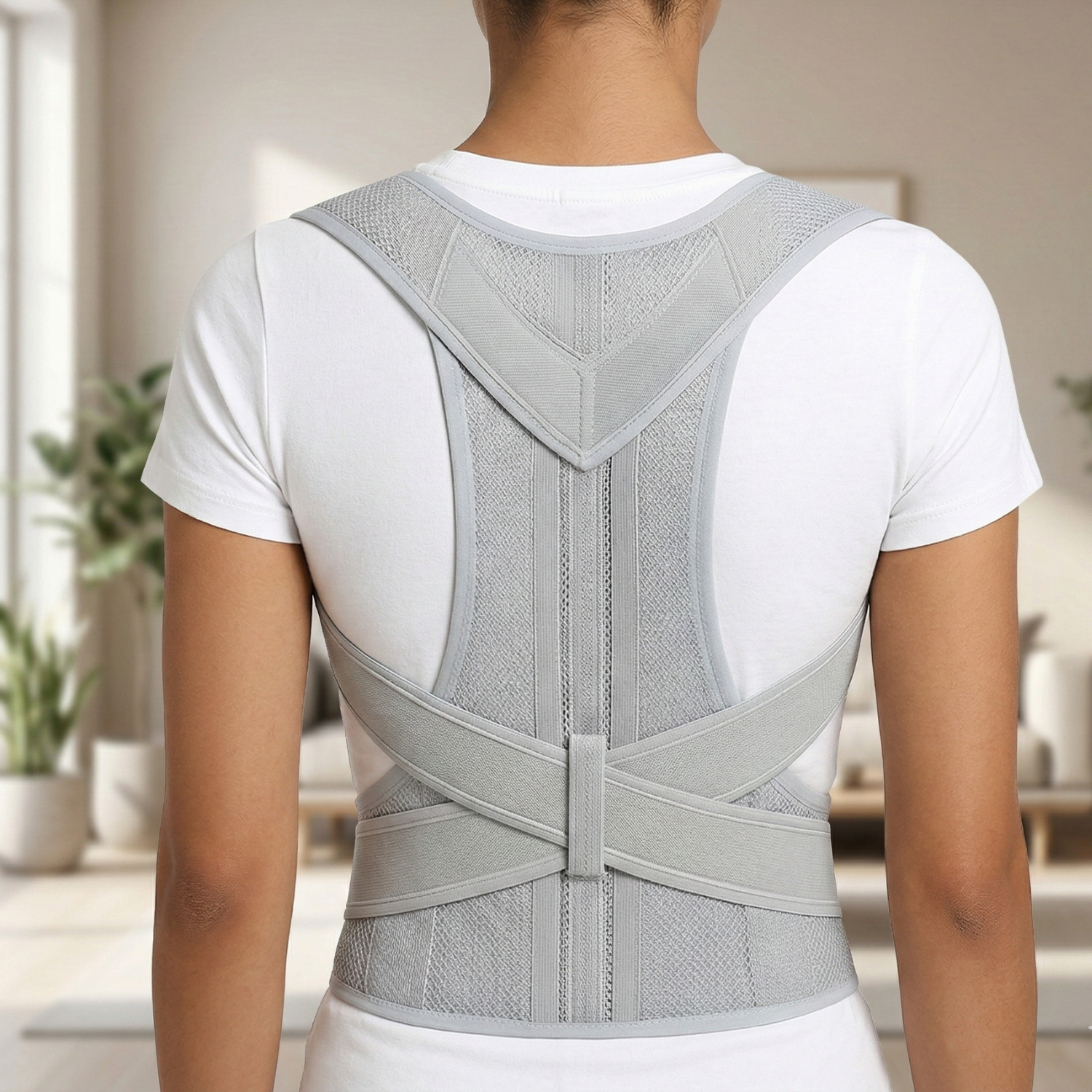 AlignPro | Back Support Brace with Adjustable Straps for Enhanced Comfort 1