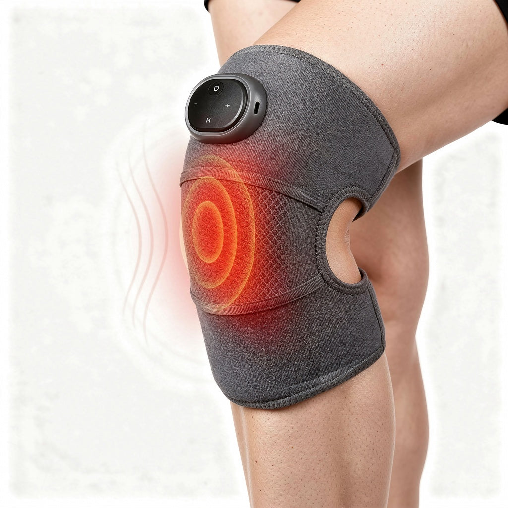 ComfortEase | Electric Knee Massager with Heat & Vibration | Adjustable Settings for Relaxation 2