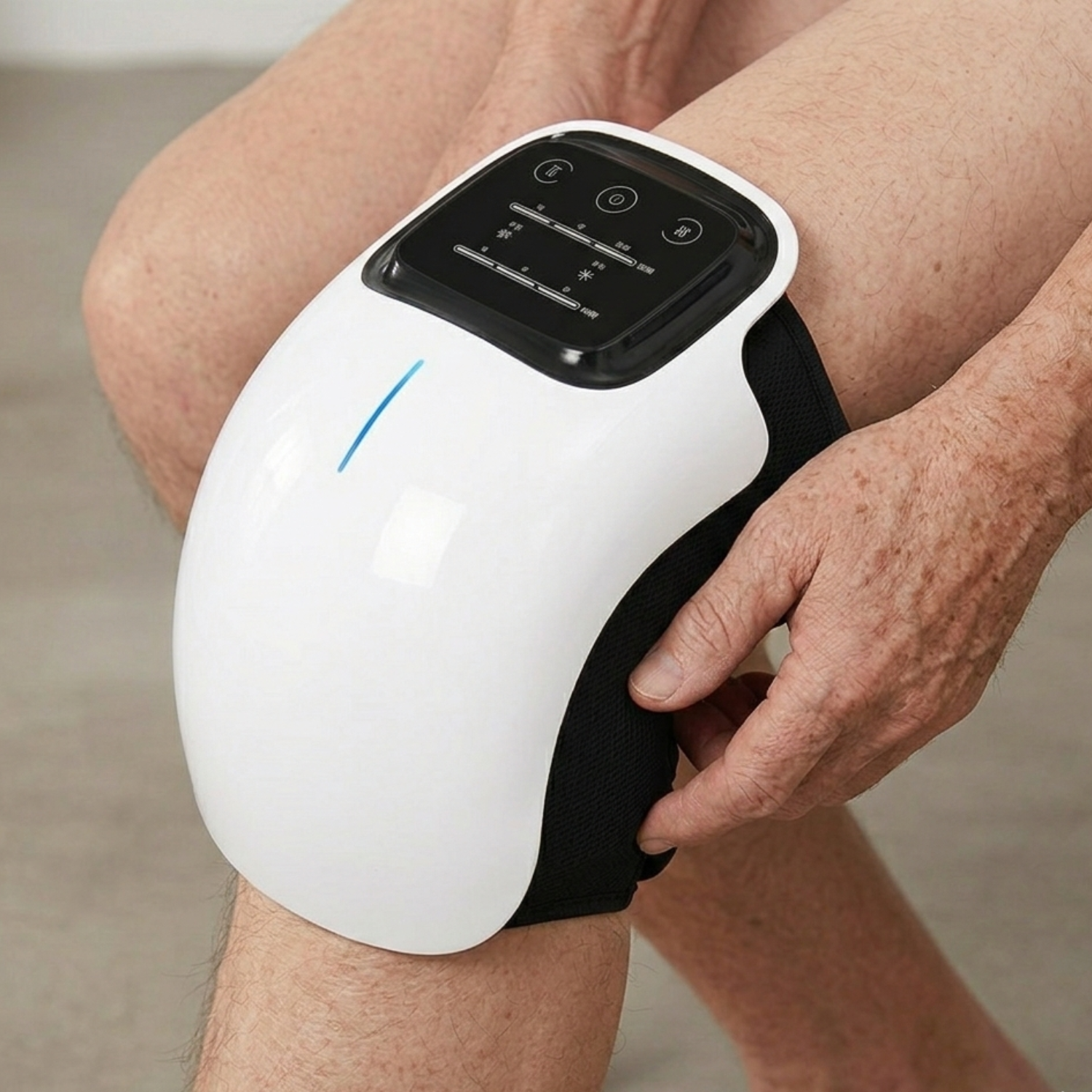 Comfort Relief | Knee Massager with Heat & Red Light Therapy | Adjustable Device for Enhanced Mobility 1