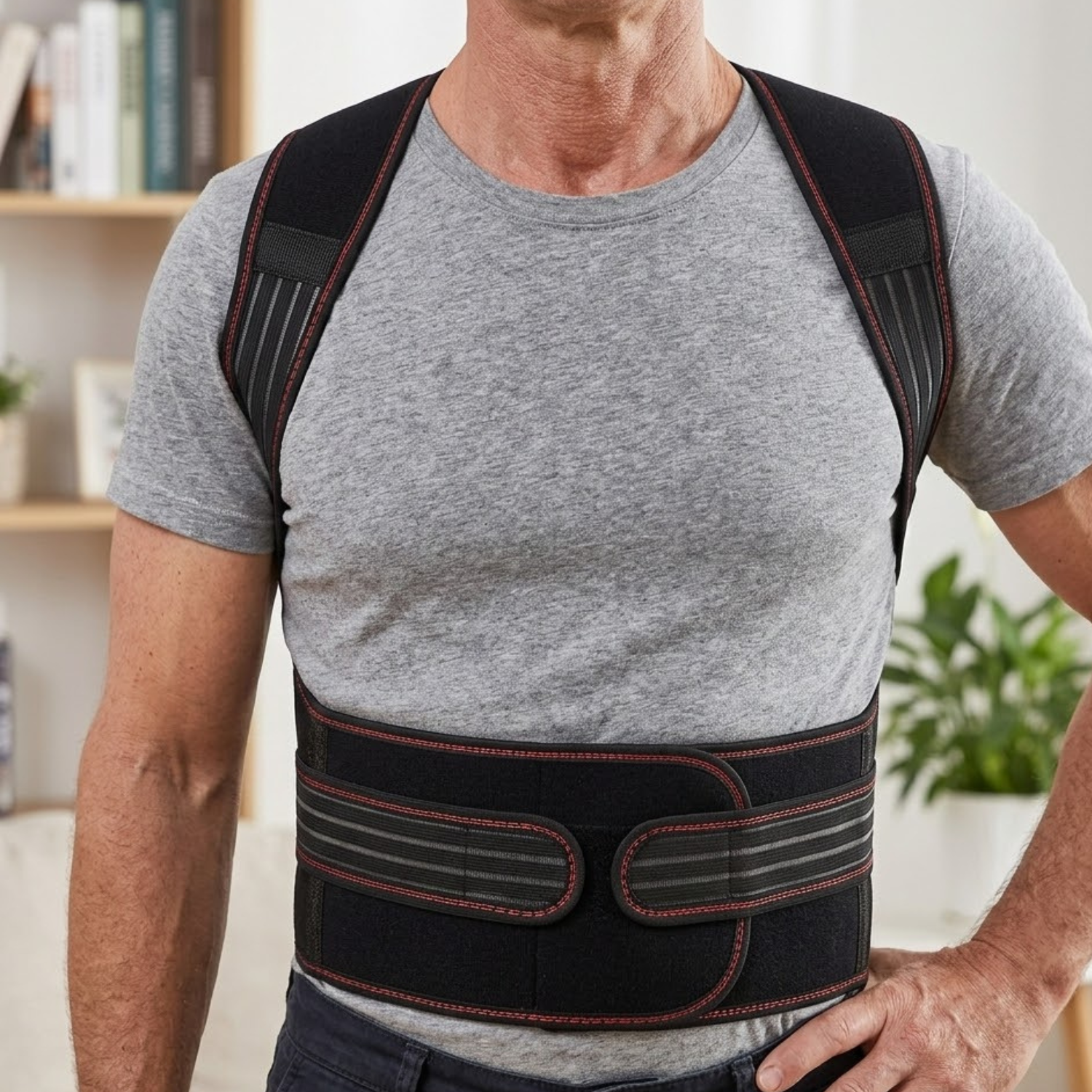 Comfort Wrap | Adjustable Heated Neck and Shoulder Support with Magnetic Therapy | Ergonomic Design for Pain Relief 1