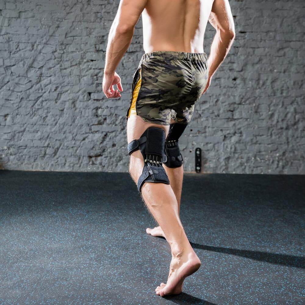 Knee Compression Sleeve | Shock-Absorbing Support with Adjustable Straps | Comfortable Fit for Everyday Activities 2