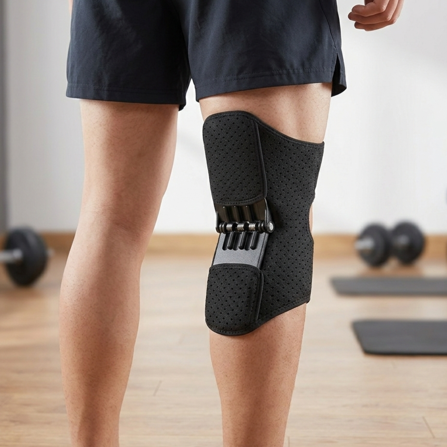 Knee Support Brace | Adjustable Triple-Spring System for Enhanced Stability 2