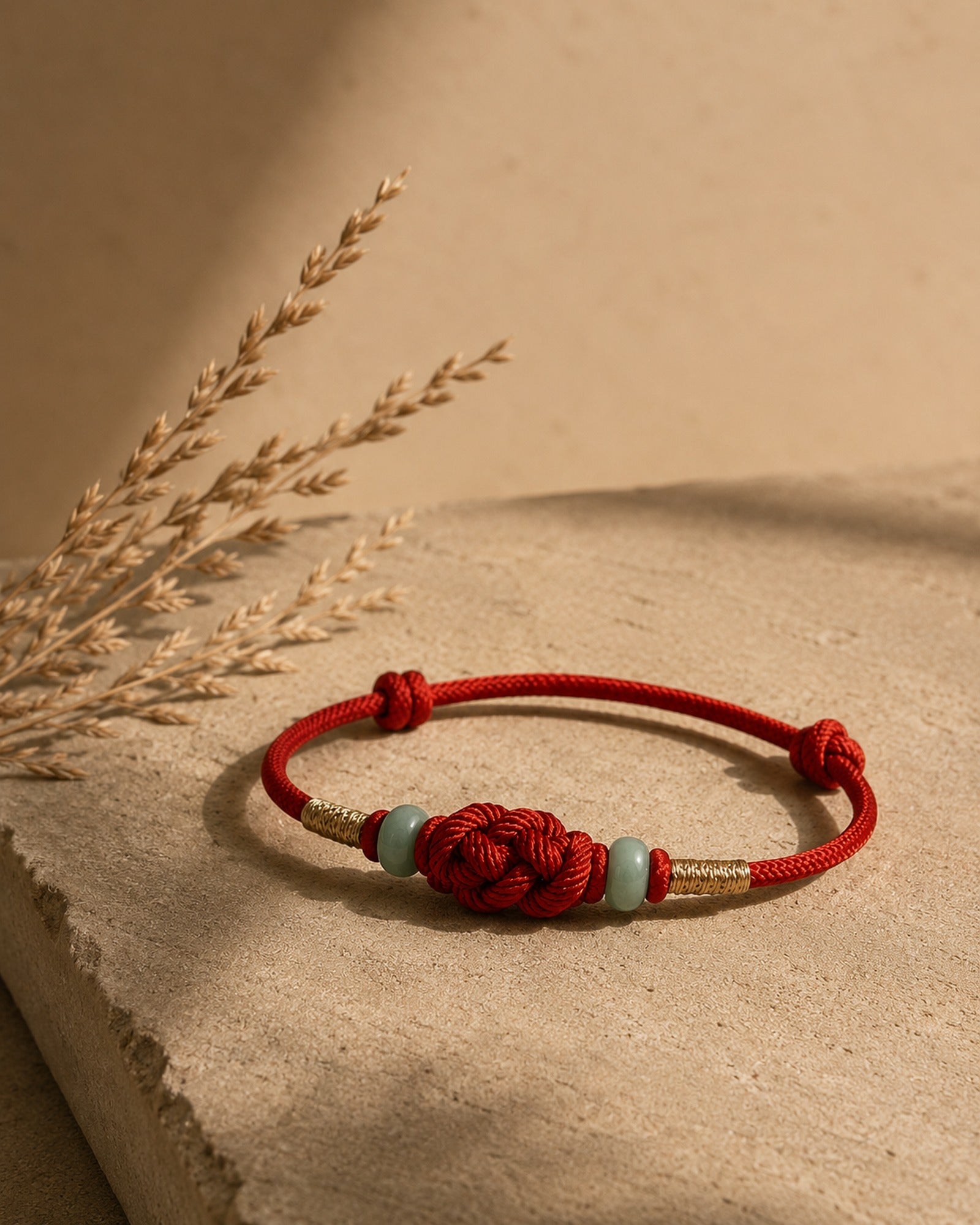 Jade Fortune Knot Bracelet hero