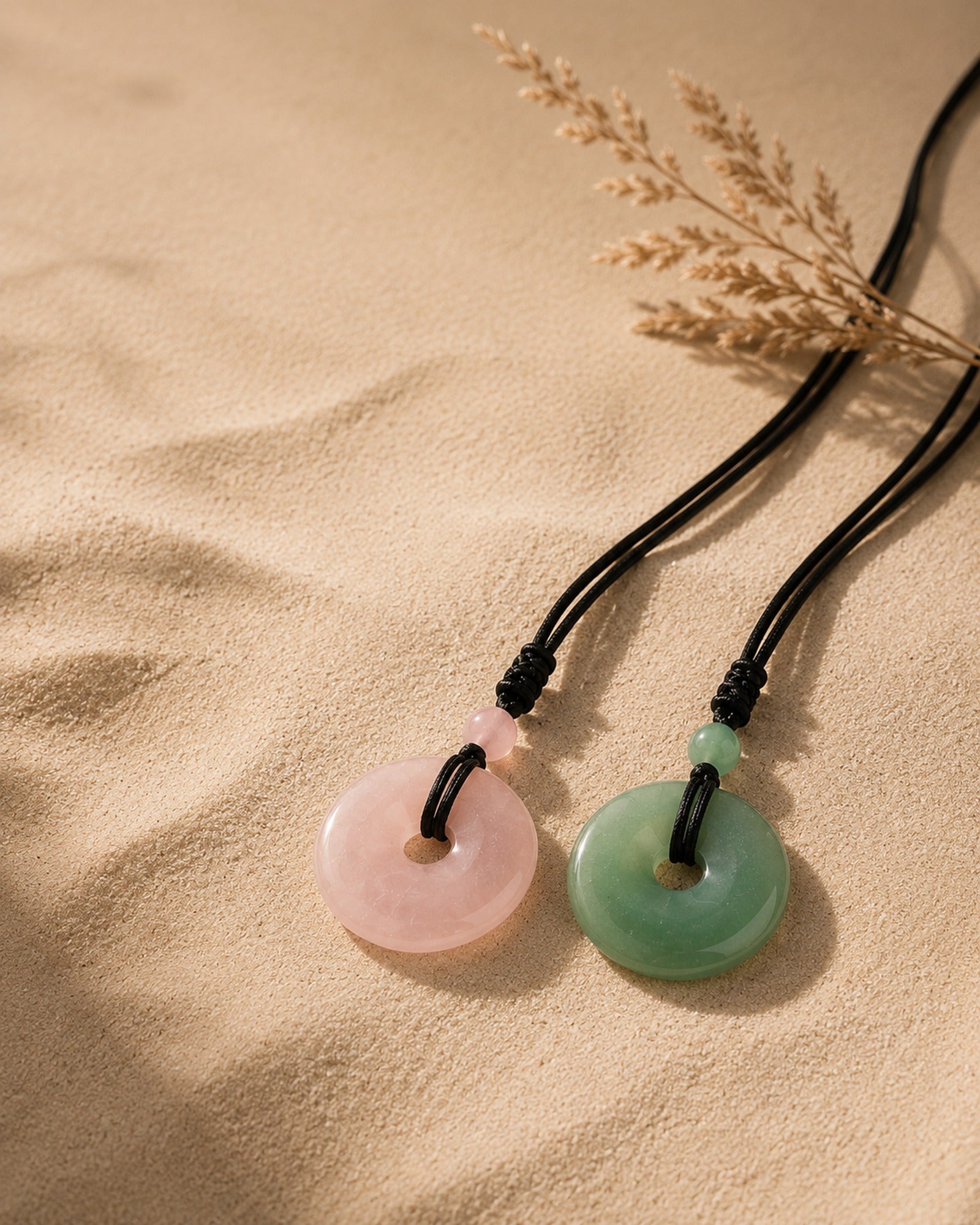 Stone Coin Pendant Necklace hero