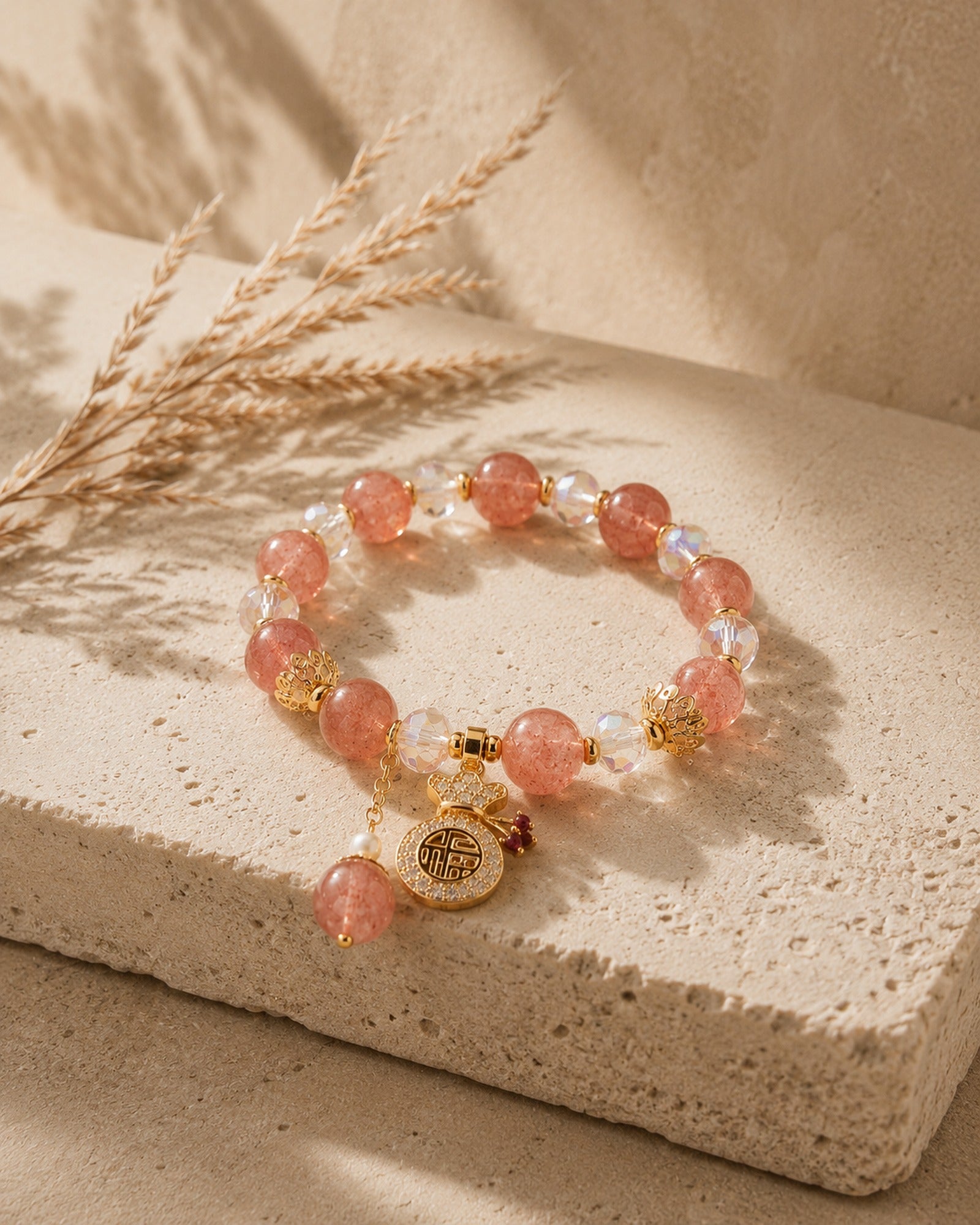 Strawberry Quartz Bracelet hero