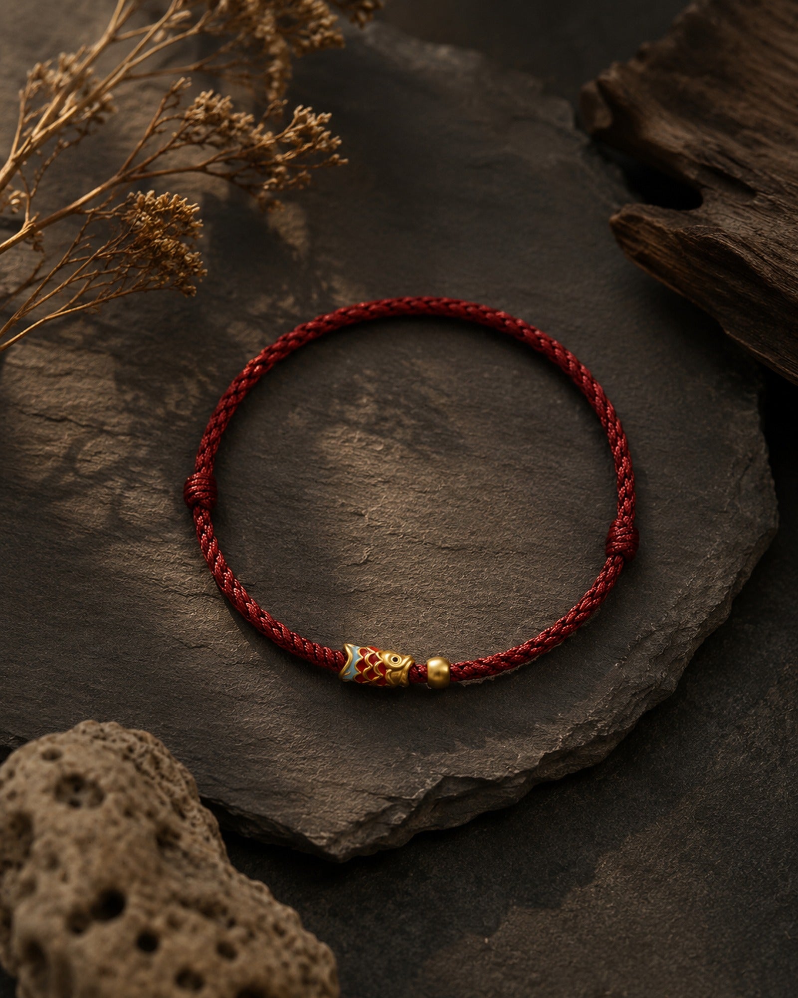 Silver Koi Cord Bracelet hero