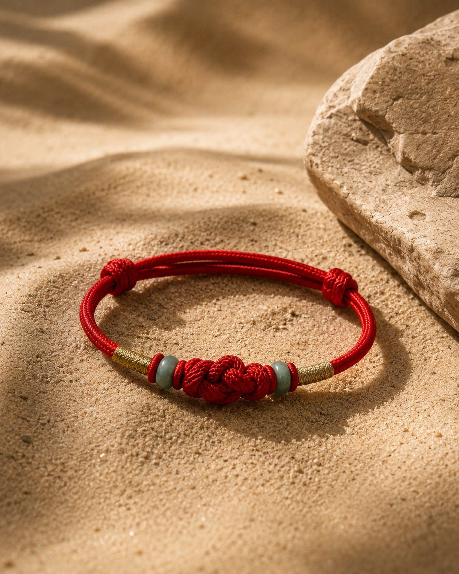 Jade Couple Knot Bracelet hero