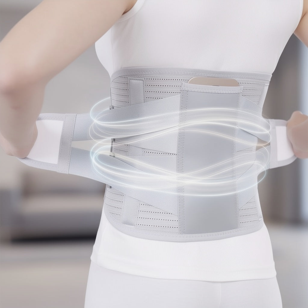 Comfort Brace | Adjustable Back Support with Contoured Steel Plates | Enhanced Stability for Improved Posture 1
