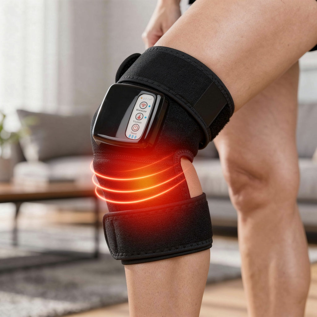 Comfort Relief | Heated Knee Massager with Adjustable Heat & Vibration | Soothing Device for Knee Pain Relief 2