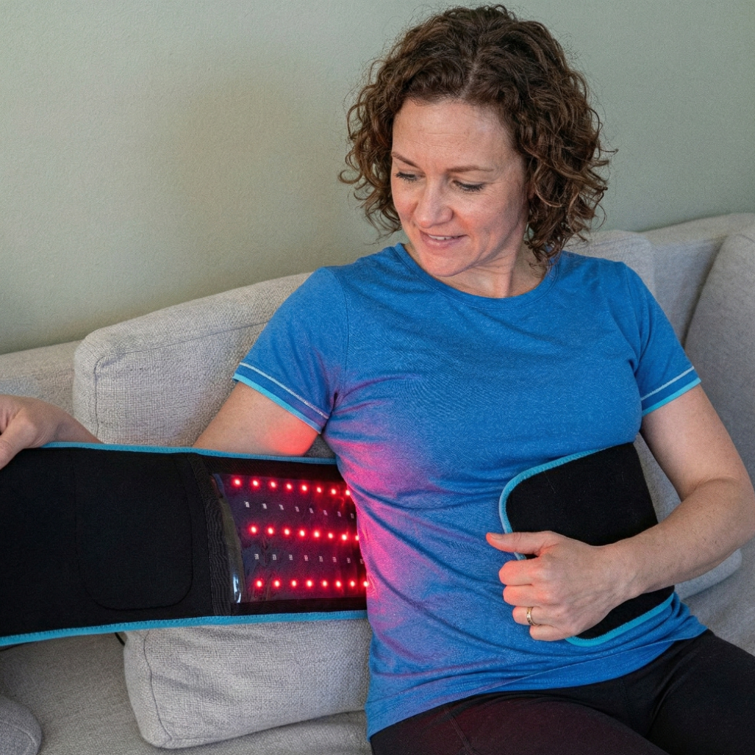 Comfort Relief | Red Light Therapy Waist Belt with Adjustable Heat | Wireless Design for Targeted Pain Relief 0