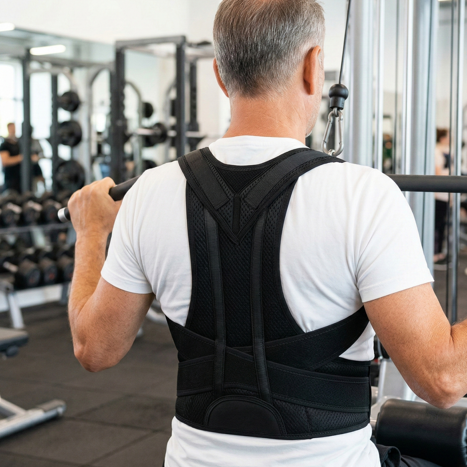 ErgoPosture | Adjustable Back Support Brace with Ergonomic Design | Comfortable Alignment for All-Day Wear 0