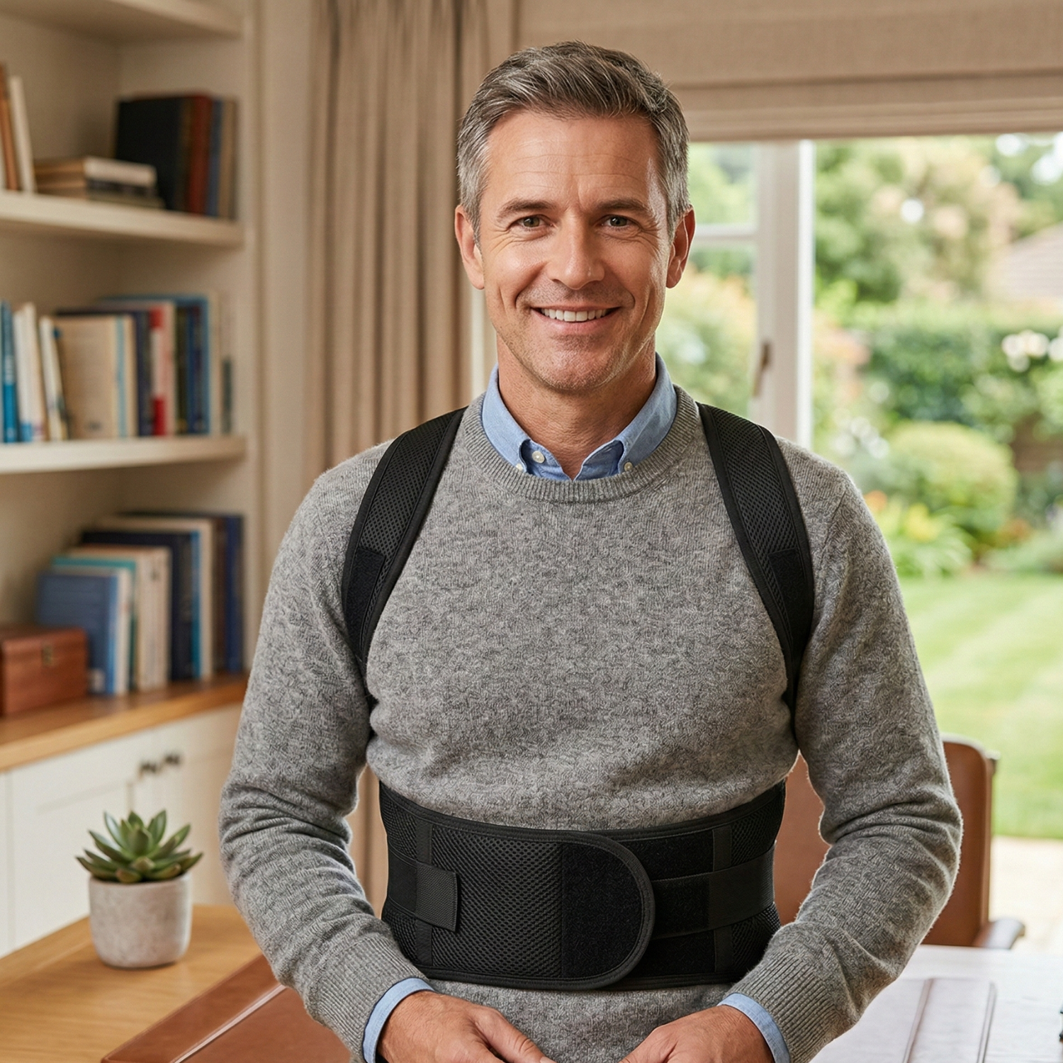 ErgoPosture | Adjustable Back Support Brace with Ergonomic Design | Comfortable Alignment for All-Day Wear 2