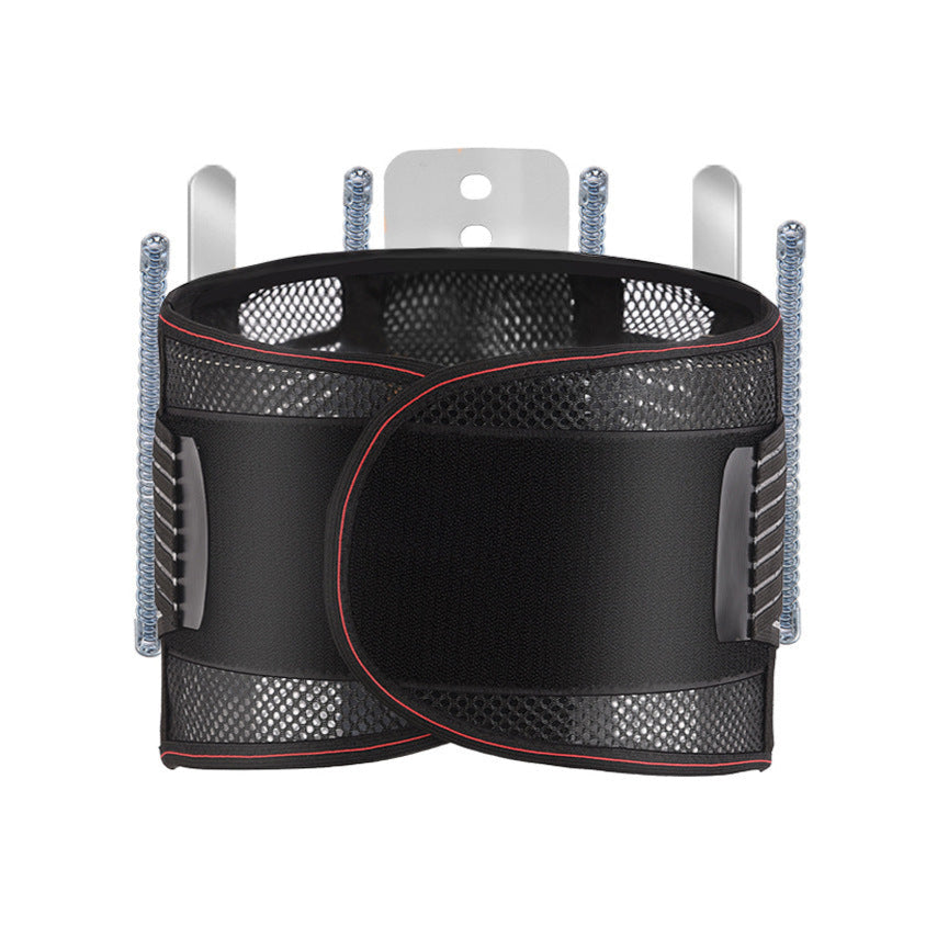 Ergonomic Lumbar Support Belt with Breathable Mesh & Dual Stabilizers for Back Relief 3