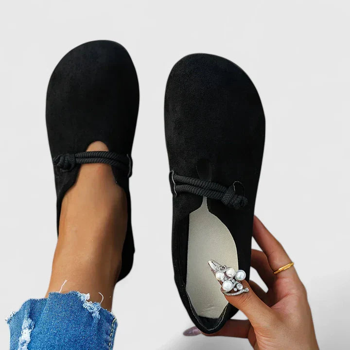 Ethan | Stylish Comfortable Black Loafers for Women 3