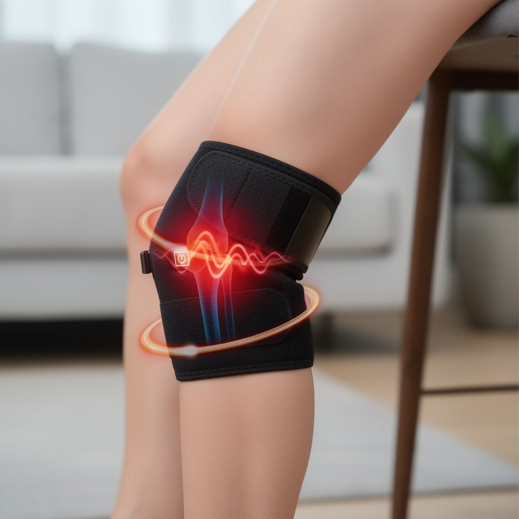 Knee Therapy Brace | Electric Heat Therapy Device with Adjustable Temperature | Comfortable Relief for Daily Activities 0