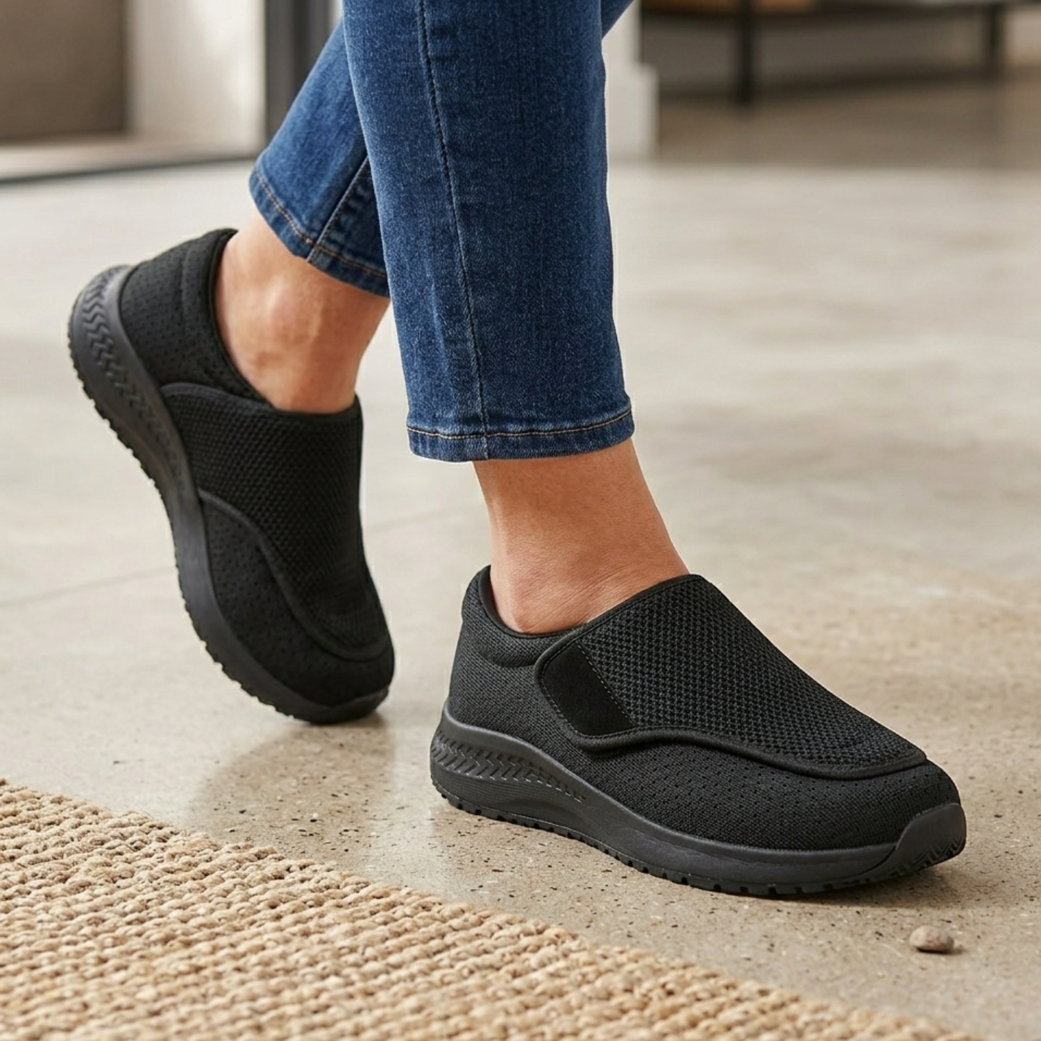 OrthoEase | Extra-Wide Shoes with Shock-Absorbing Cushioning | Adjustable Fit for All-Day Comfort 0