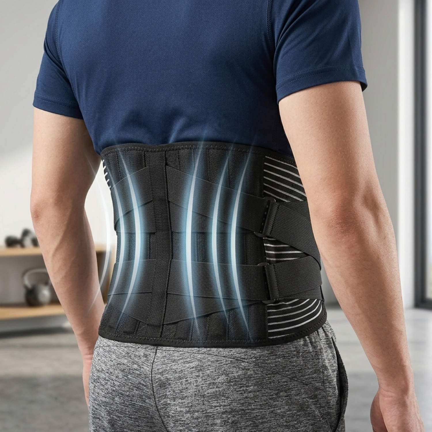 Posture Support Brace | Adjustable Back Brace with Steel Plates for Comfort 0