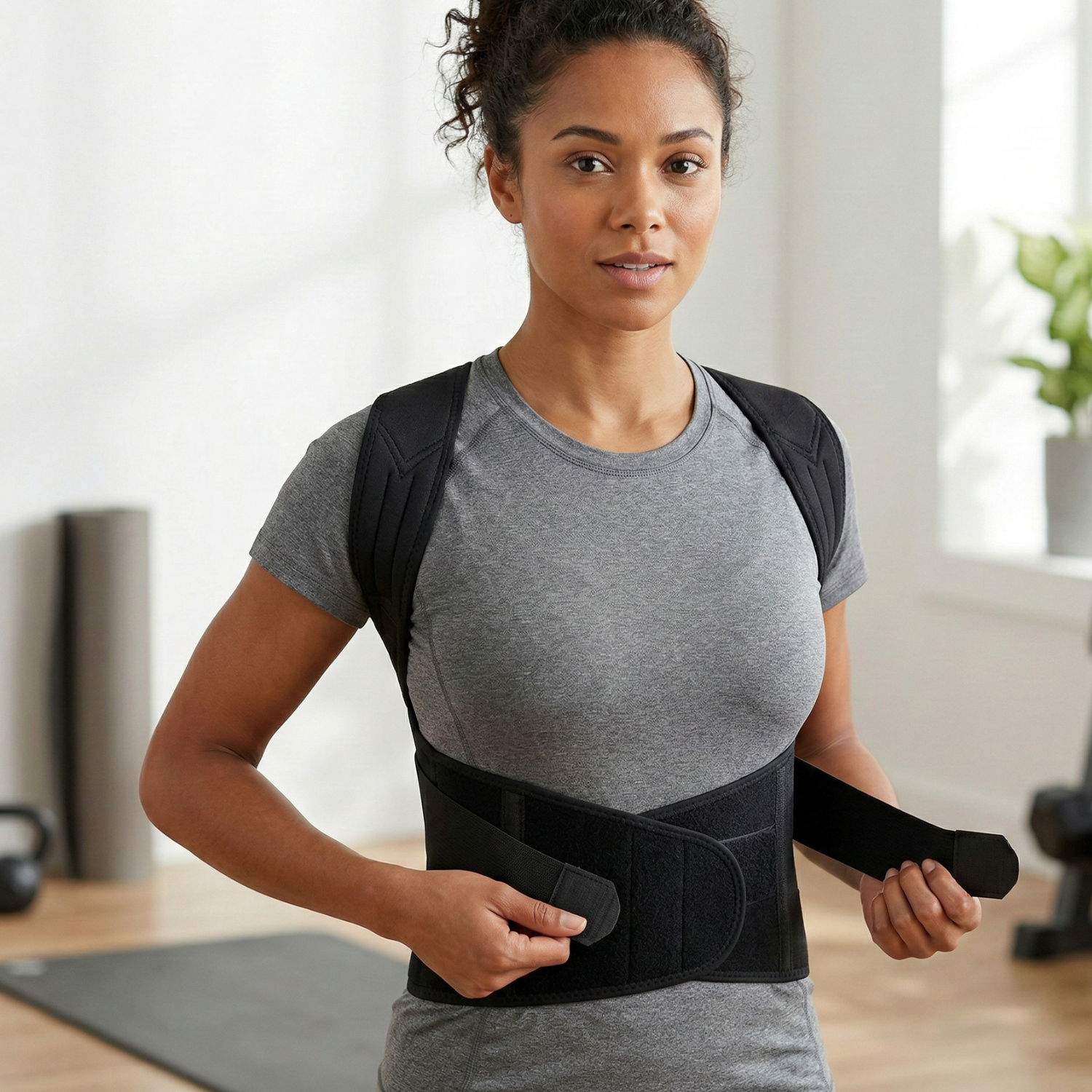 Posture Support | Adjustable Back Brace with Customizable Fit | Comfortable Alignment for Daily Use 2