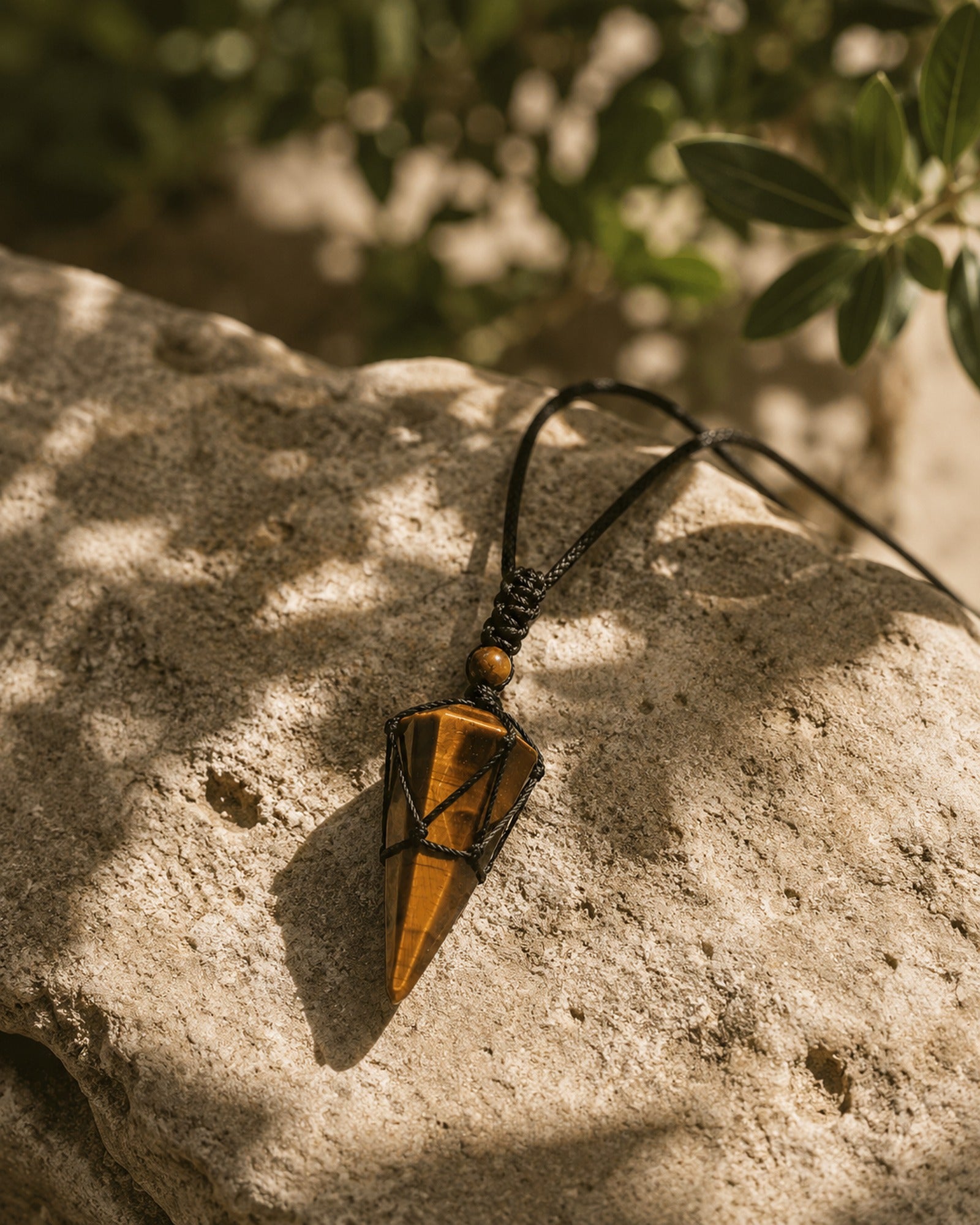 Pointed Stone Pendant Necklace hero