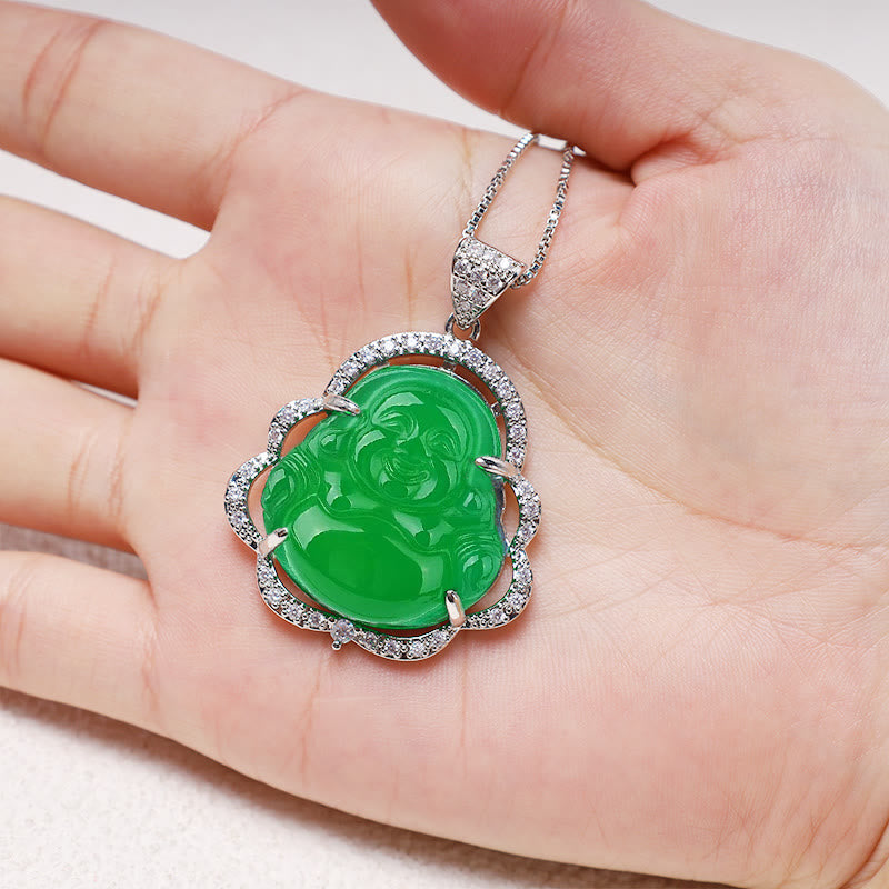 Good Luck Laughing Buddha Necklace