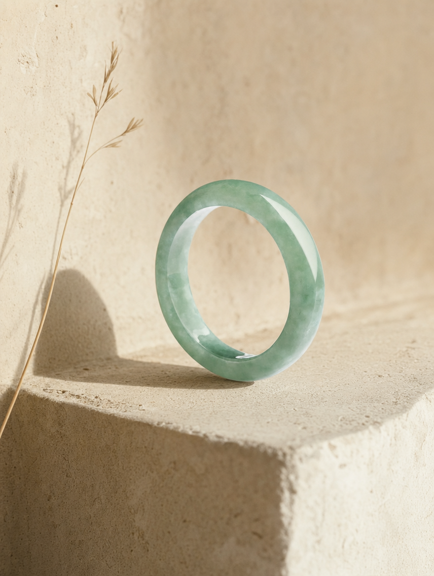 Jade Band Ring setting